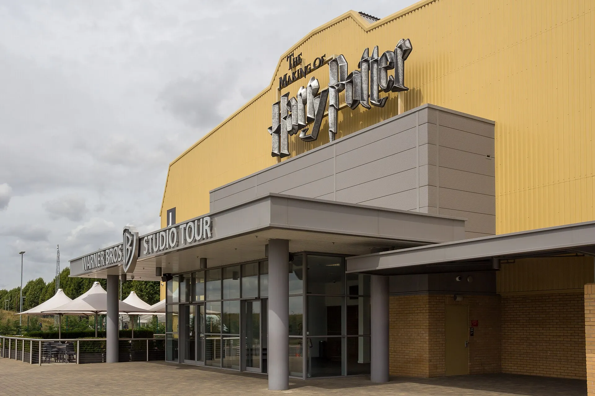 Entrance of Warner Bros. Studio Tour London – The Making of Harry Potter in Leavesden